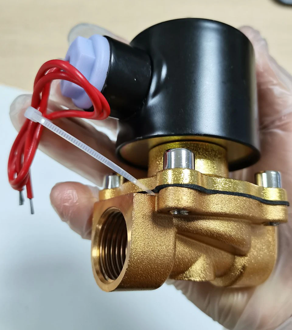 TKFM высокое давление нормально открытая вода 220 В ВКЛ./ВЫКЛ. электронный латунный