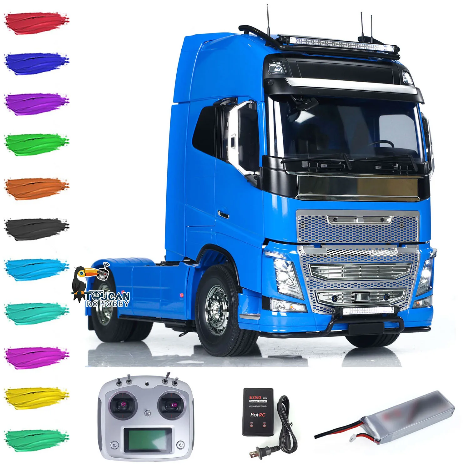 RTR масштаб 1/14 RC Трактор Грузовик 56375 FH16 XL750 3-скоростной автомобиль 4x2 Модель