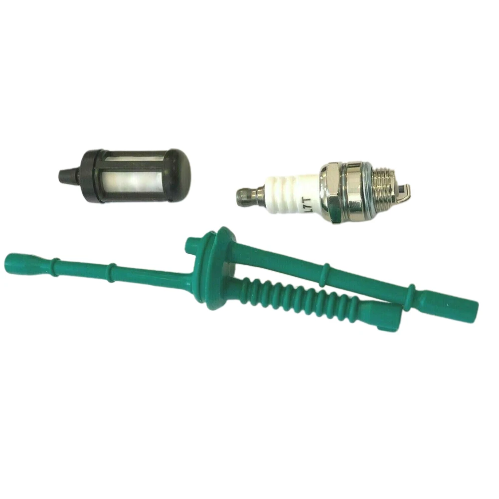 

Durable High Quality Brand New Fuel Hose Pipe 1 Set Accessories Brushcutter Rubber Durability Filter Fuel Hose Pipe