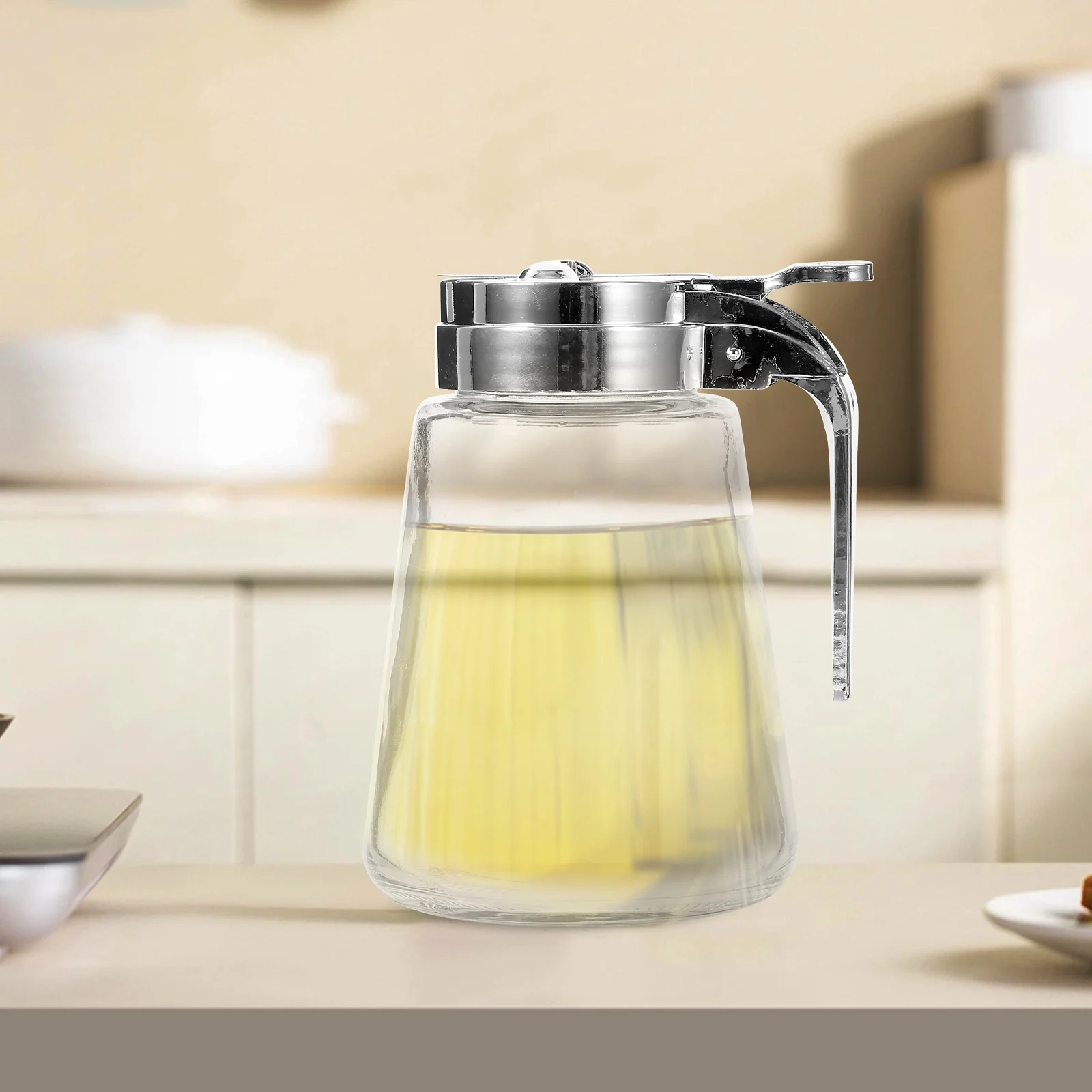 2 шт. герметичный стеклянный дозатор сиропа для соуса сахар из нержавеющей стали