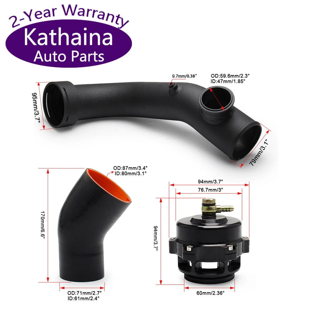 Kathaina автозапчасти 9 шт. набор модифицированных автозапчастей впускной трубы