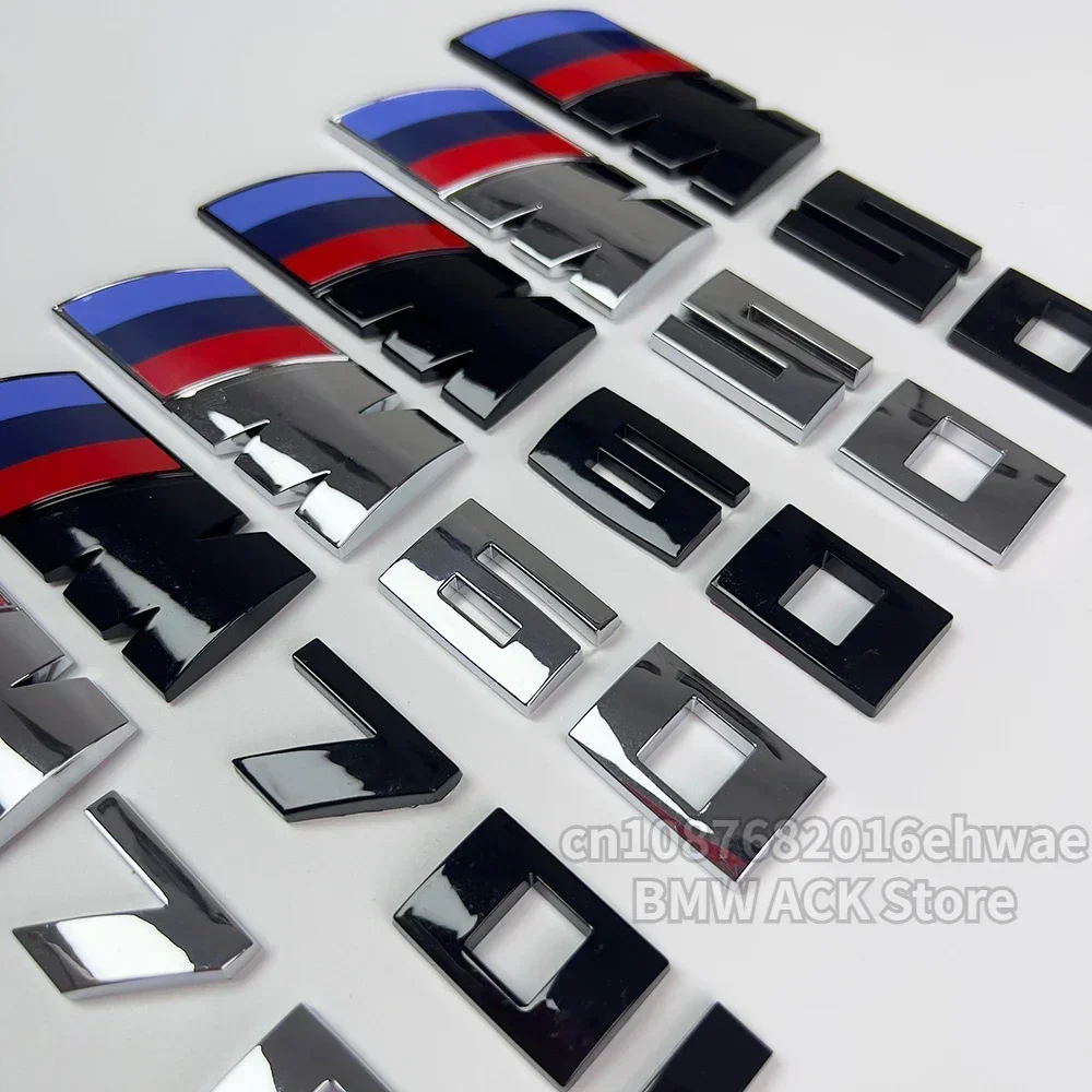 

Подходит для BMW ix3 i4 i7, задний значок, эмблемы, логотип M50 M60 M70L, наклейка с буквами, автомобильные аксессуары