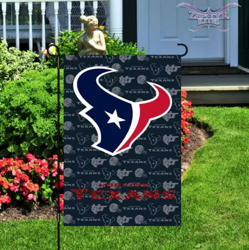 Садовый флаг Houston Texans двусторонний размером 12 x 18 дюймов официально