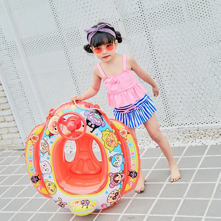 

Anpanman Children's Swimming Ring Thicken Underarm Swimming Ring Inflatable Lifebuoy Seat Baby Swimming Equipment