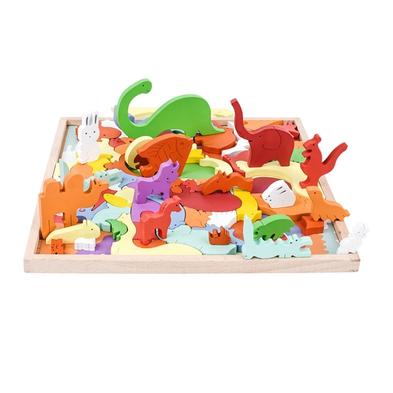 

Детские игрушечные блоки, 3D вырезка, необычная форма, головоломка Tangram, игровой набор для малышей, дошкольного возраста 2 +