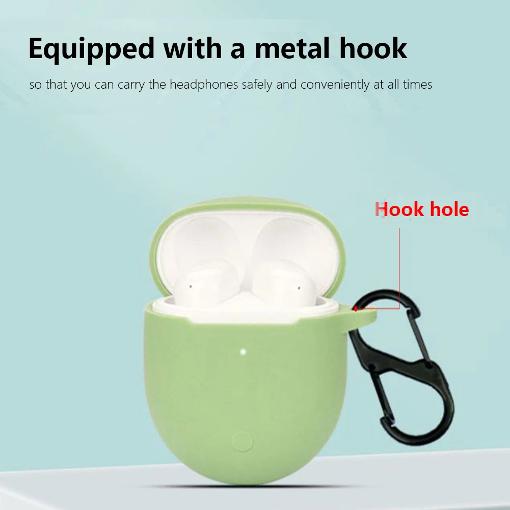 Силиконовый чехол с карабином для наушников Redmi Buds 4