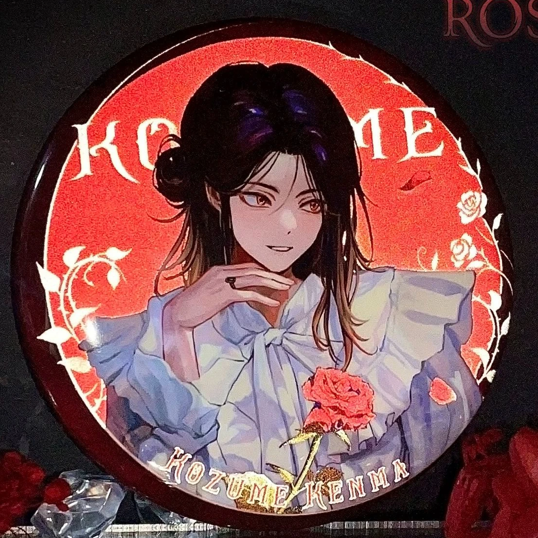 Аниме Хайкю!! Kozume Kenma Косплэй 58 мм светоотражающий розовый свет значок подвеска