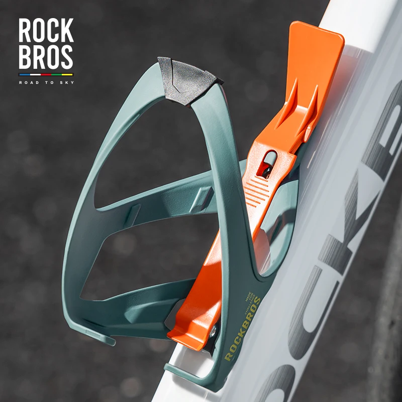 Фото ROCKBROS Многофункциональный держатель для чайника, легкий MTB дорожный велосипед, клетка для бутылки, велосипедный кронштейн для бутылки с напитком, аксессуары для велоспорта №1
