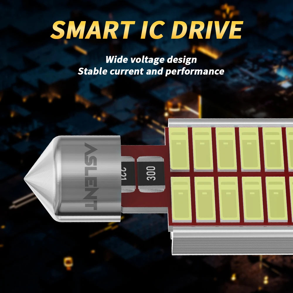 10x C10W C5W светодиодный Canbus Festoon 4014 31 мм 36 39 41 для автомобильной лампы внутреннего