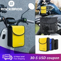 rockbros waterproof motorcycle bag side luggage side bag motorcycle travel bag quick release riding guard bar bag tail bag