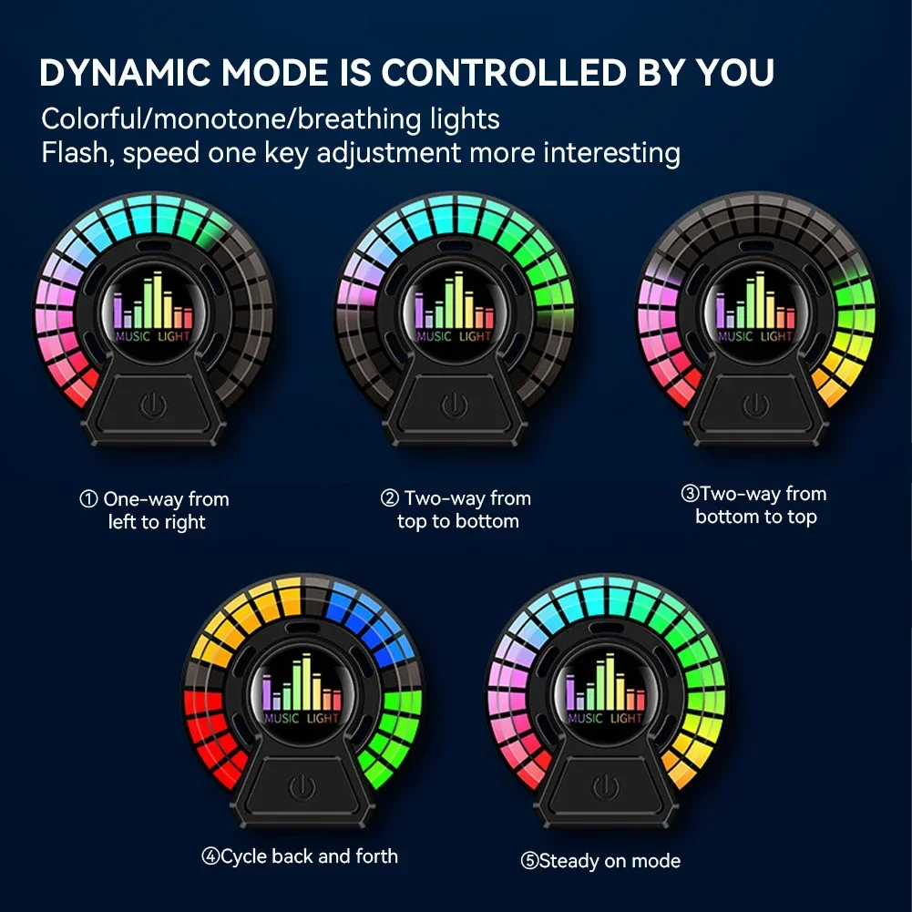 Автомобильный освежитель воздуха ароматерапия RGB звуковая лампа светодиодная