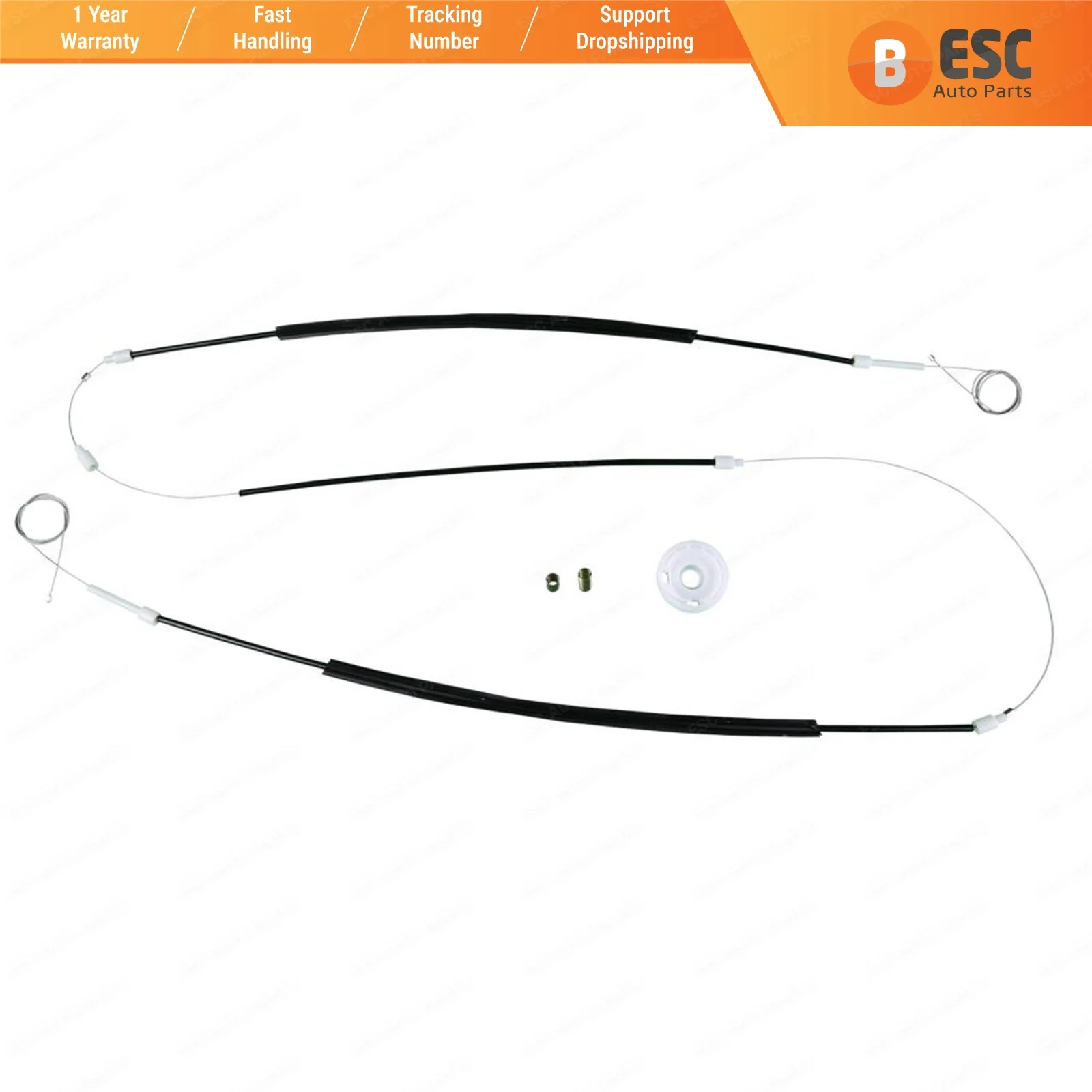 

Автозапчасти ESC EWR684, электрический стеклоподъемник, комплект для ремонта передней правой двери для Peugeot 306, кабриолета 1997-2002