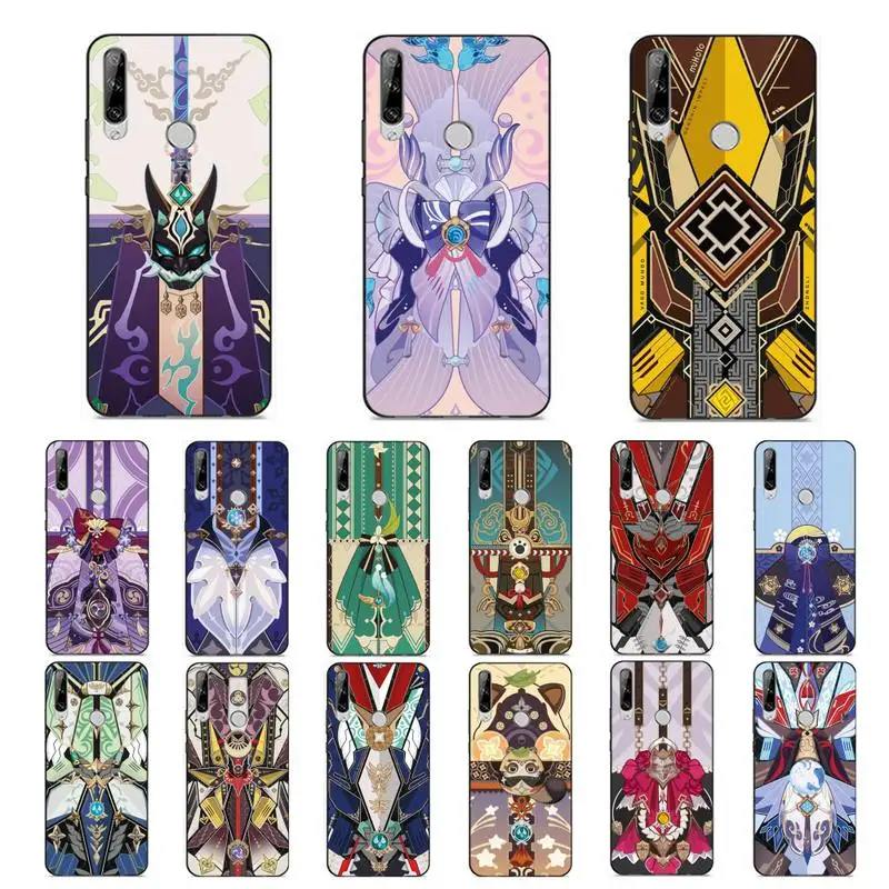 

YNDFCNB Genshin Impact Medal Phone Case for Huawei Y 6 9 7 5 8s prime 2019 2018 enjoy 7 plus