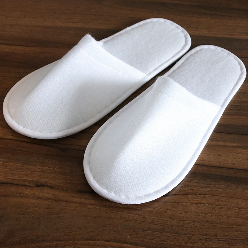 

1Pair Simple Home Slipper Men Women Travel Spa Portable Folding Disposable Slipper House Home Guest Indoor Slippers Big size