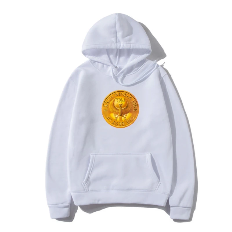 

Мужская Черная Осенняя толстовка с капюшоном Earth Wind Fire The Bes Of Album