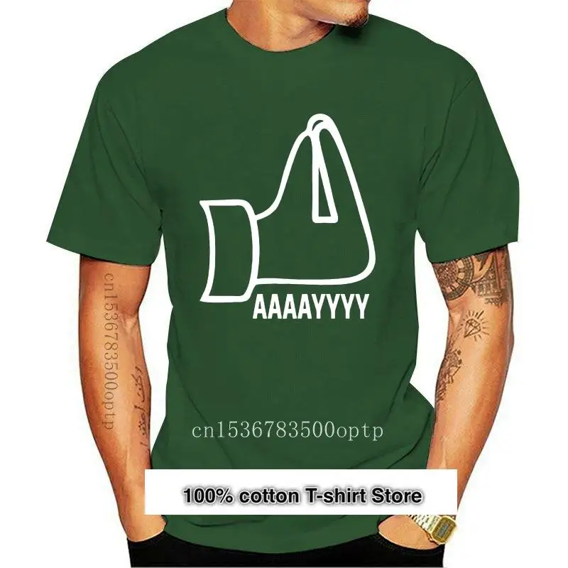 

Camiseta de mano italiana para hombre, divertida camiseta de regalo de Italia e Italia, AAAYYYY, nueva