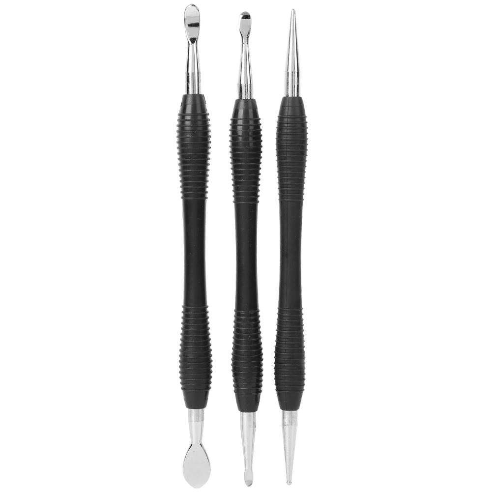 

3PCs Carving Printing Tool Leather Craft Spoon Stylus Tool Set Kit Stationary Craft Collection spoon spoon