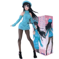 22cm anime does not see the bunny girls ancestors figure sweater sakurajima mai pvc action figure model toys kid gift