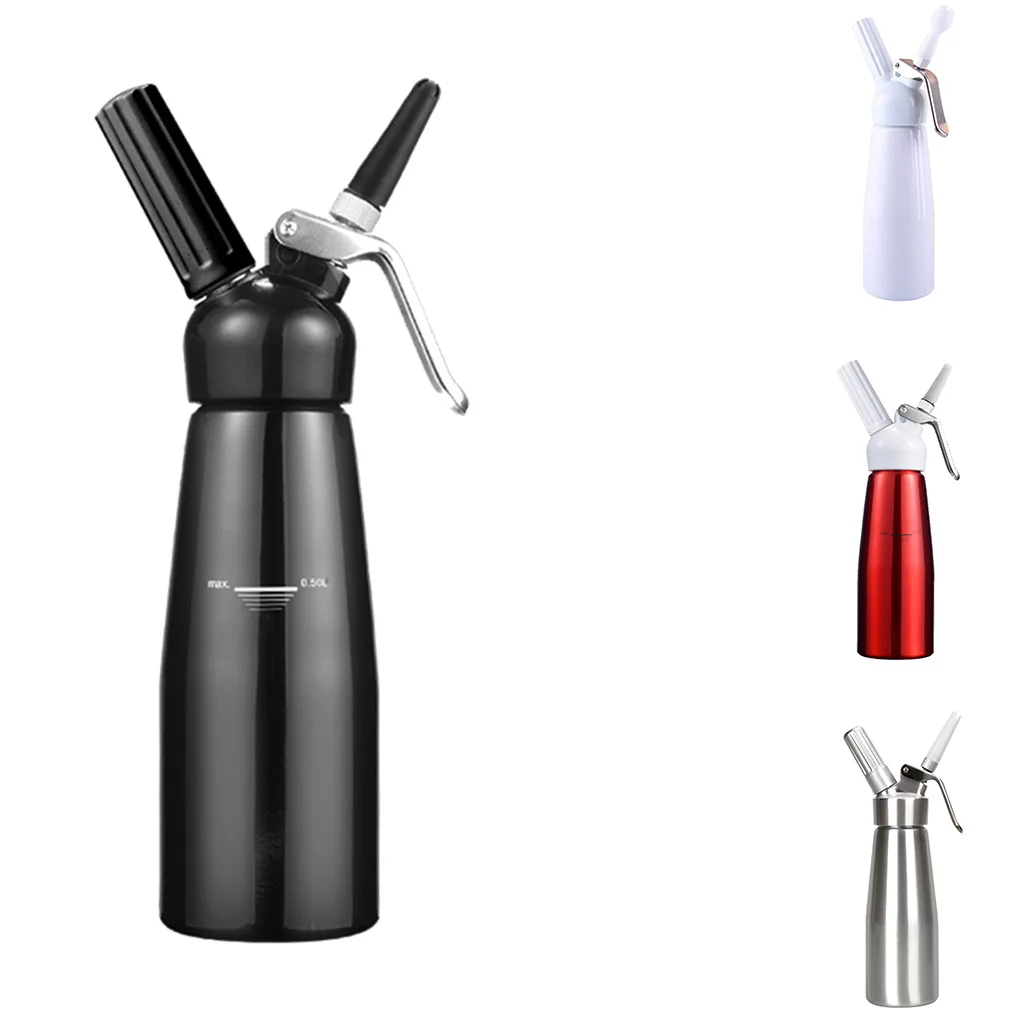 

500ml Professional Whipped Cream Dispenser Dessert Kitchen Cream Butter Whipper Coffee Foam Maker for household dessert shop.