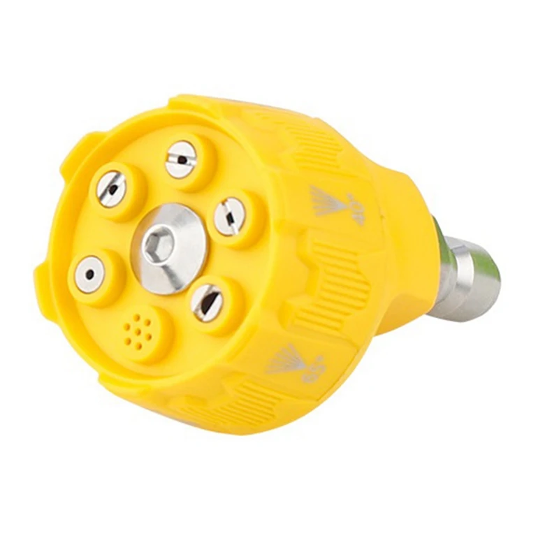 Форсунка для мойки высокого давления 6-в-1 быстрое переключение мощности с