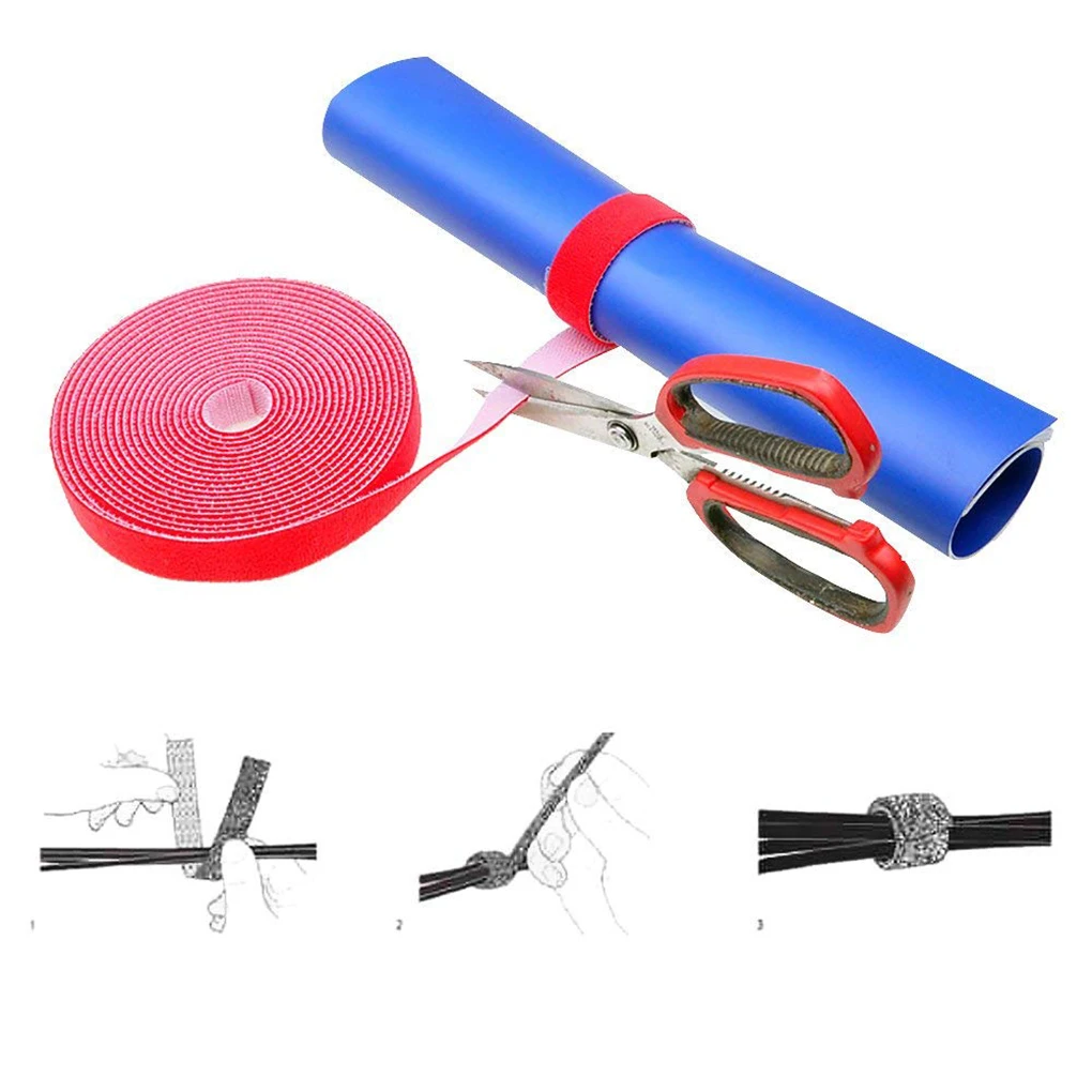 

Reusable ties Hook and loop fastener double-sided Tape Nylon velcros Cable Ties velcros Strap wire