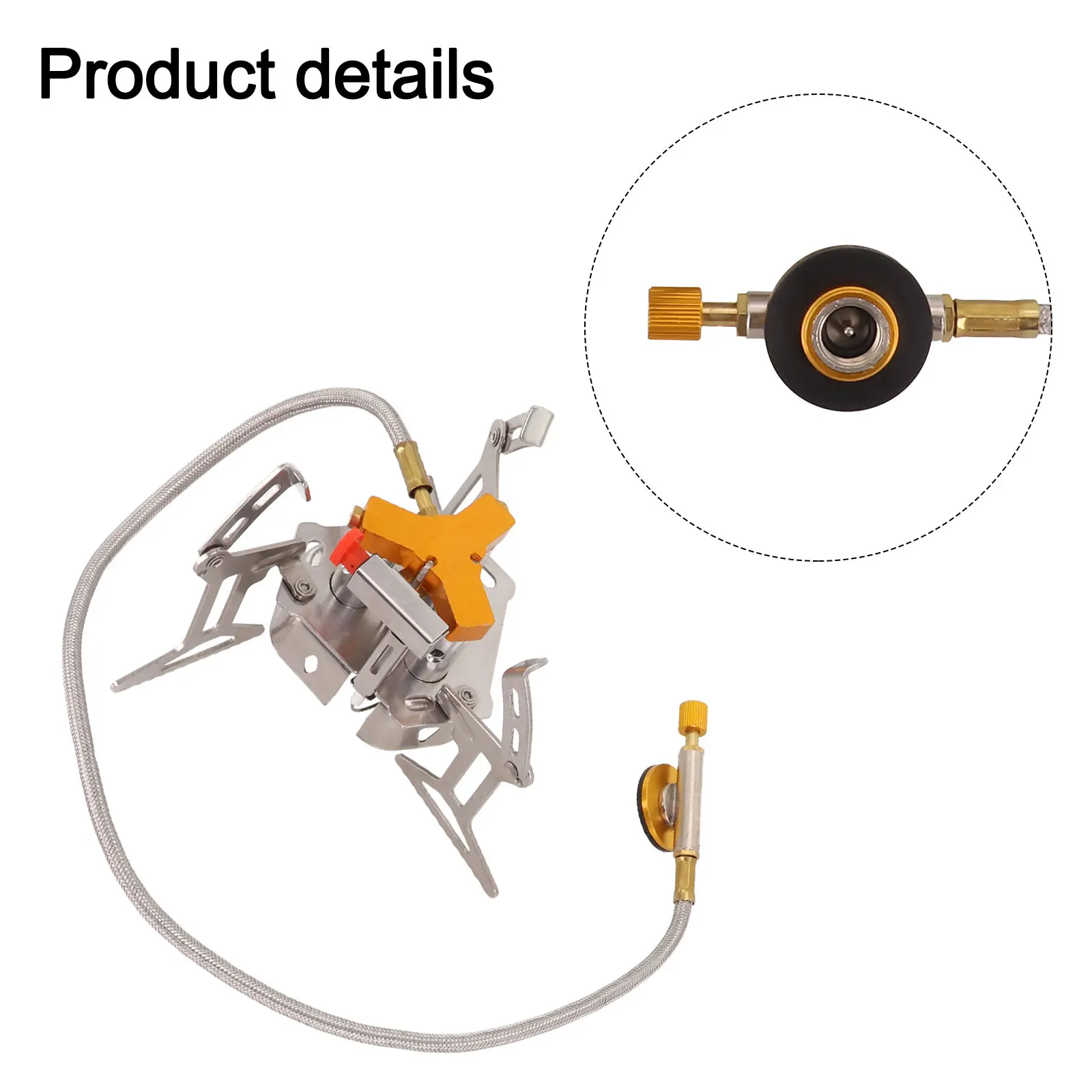 Газовая плита для кемпинга горелка 5800 Вт регулируемая с тремя конфорками
