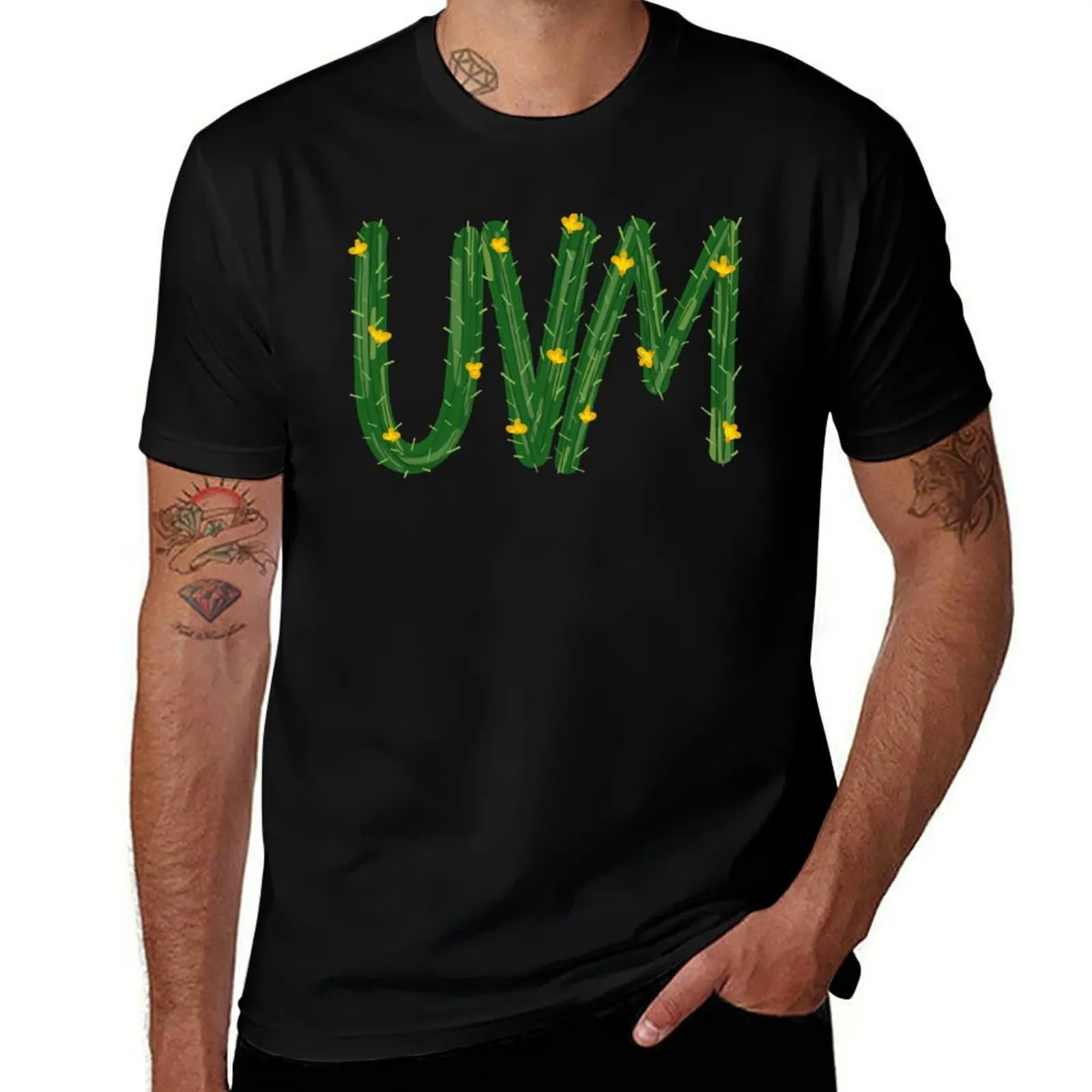 Фото Университет Вермонта - UVM - Футболка Catamounts для мужчин для праздничной вечеринки №1