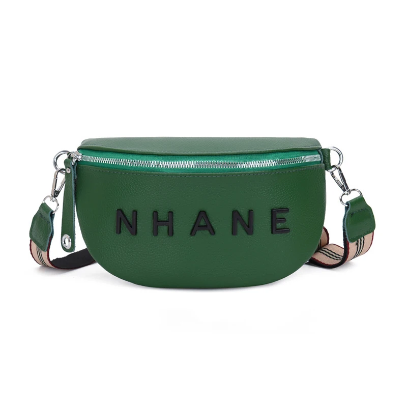 

Сумка кросс-боди женская из натуральной кожи с надписью