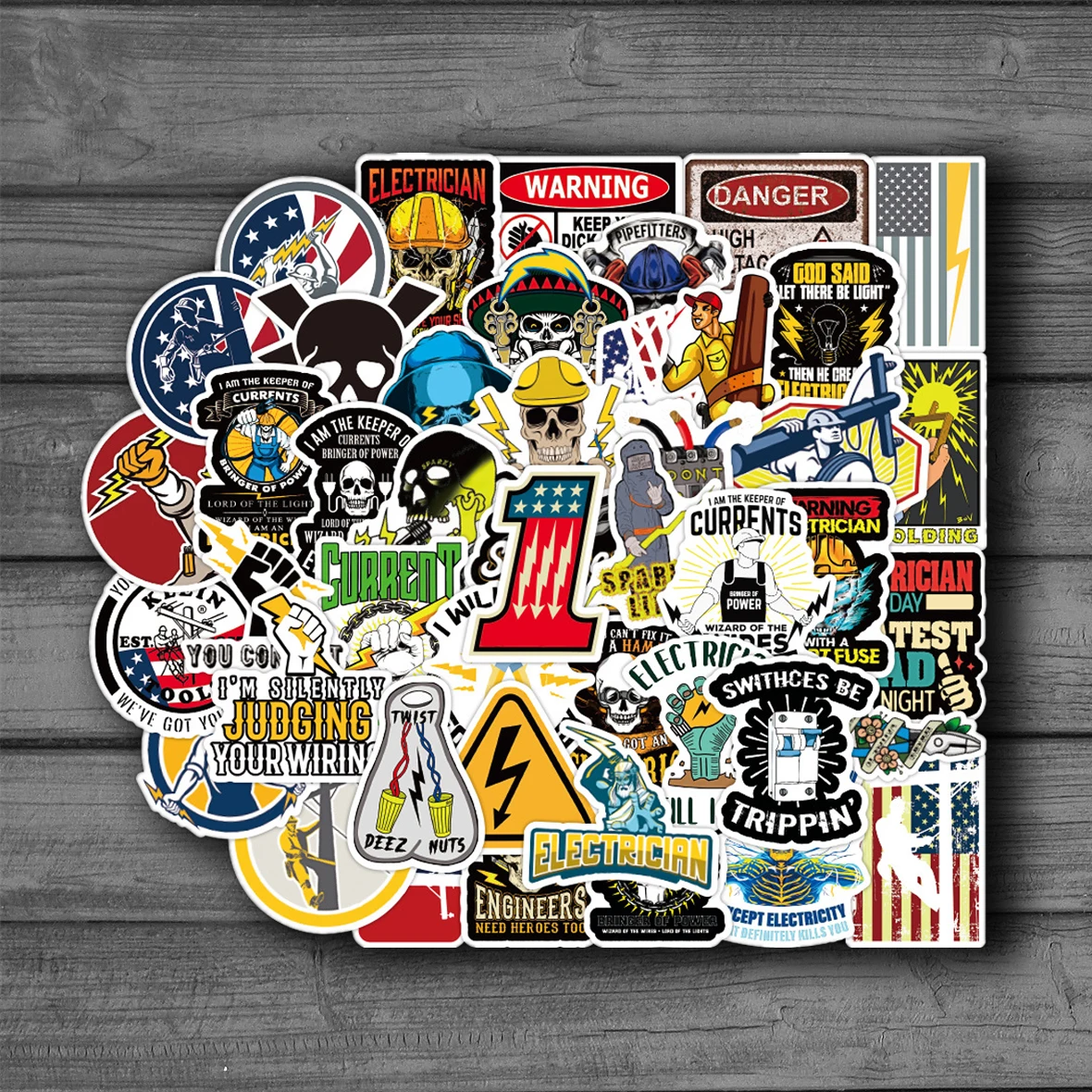 50 наклеек в виде этикеток для электрической сварки мотоцикла ноутбука