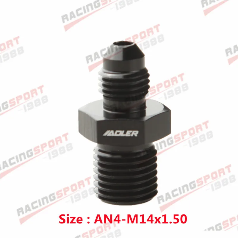 

ADLERSPEED AN4 AN6 AN8 к M6/M8/M10/M12/M14x1,5, прямой фитинг для топливного мазутного воздушного шланга, адаптер с наружной резьбой, автомобильные аксессуары