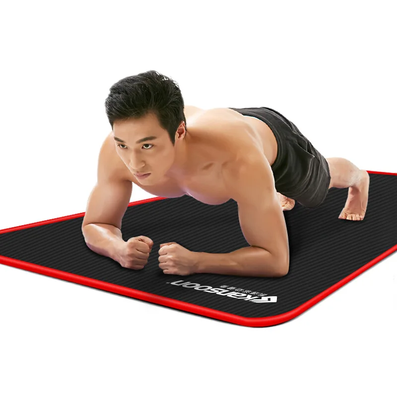 

10mm Yoga Mat Extra Thick 1830*610mm NRB Non-slip Pillow Mat For Men Women Fitness Tasteless Gym Exercise Pads Pilates Yoga Mat