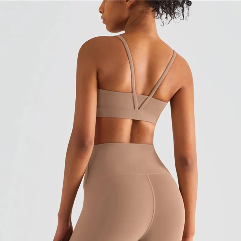 Vnazvnasi спортивный бюстгальтер с ремешками для женщин роскошный тренажерный зал