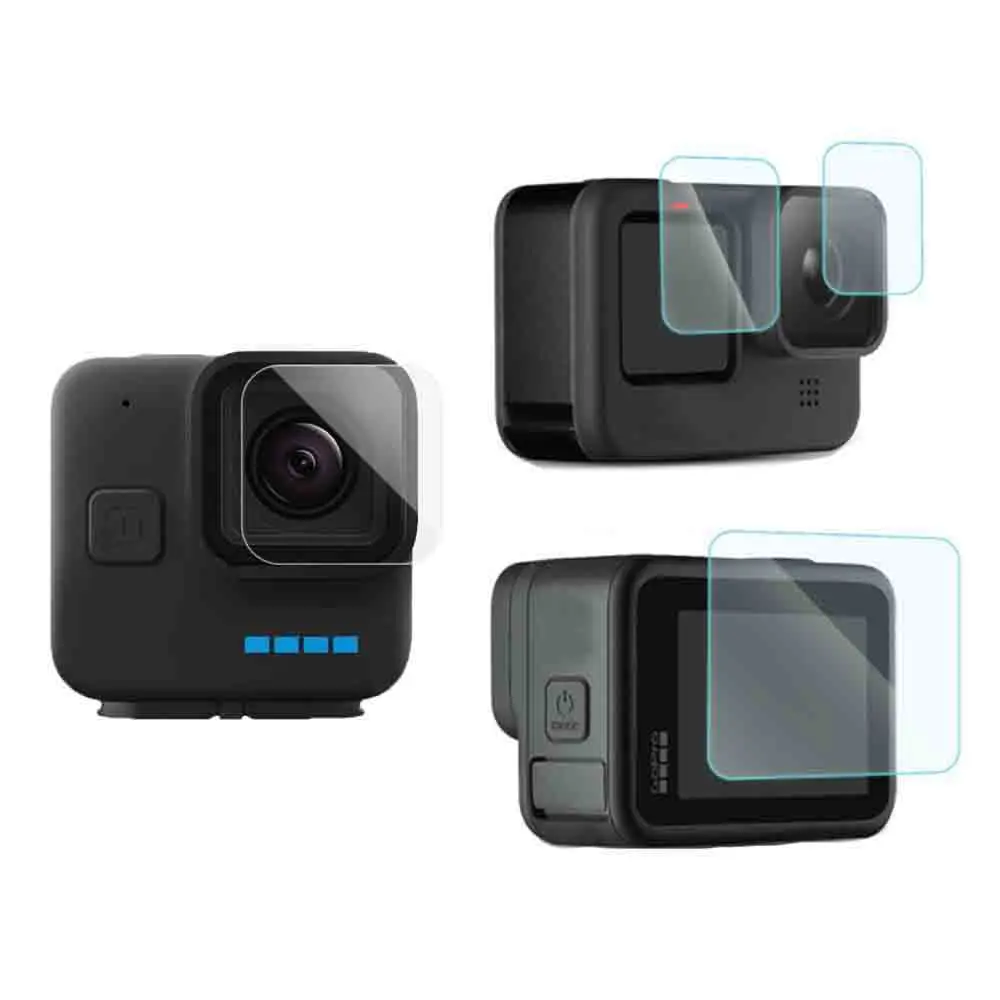 

Hard Tempered Glass Screen Protector Film Lens Cover For GoPro Hero 11/10/ 9 Black Hero11 Mini Hero10 Camera Gopro11 Accessories