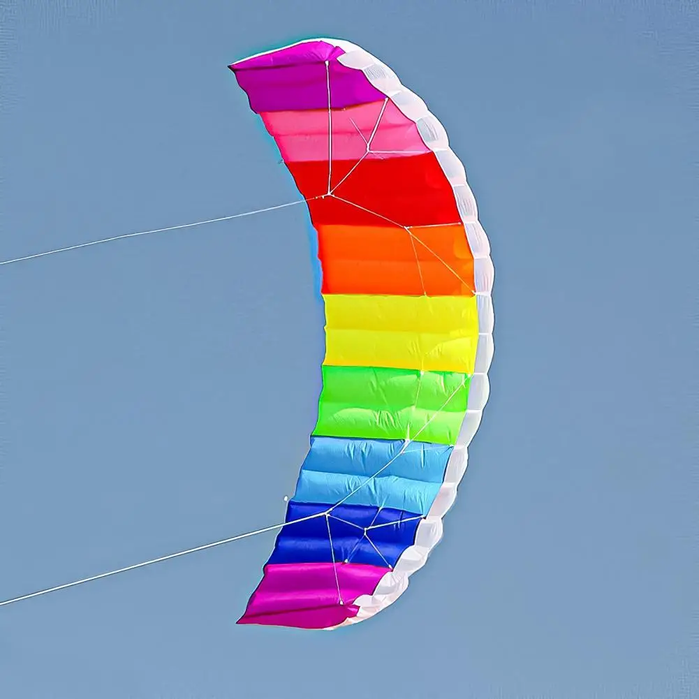 

Universal Rainbow Dual Line Flying Kite Flying Kite Fast Speed Large