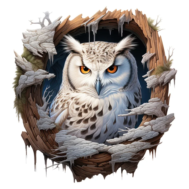 

Наклейка "Сова в дереве", ПВХ