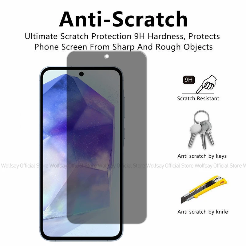 2/4 шт. Защитная пленка для экрана Samsung Galaxy A55