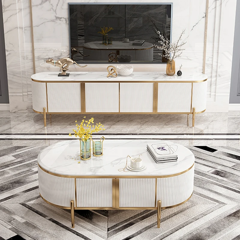 Современный шкаф-органайзер для консоли гостиной в стиле ретро подставка