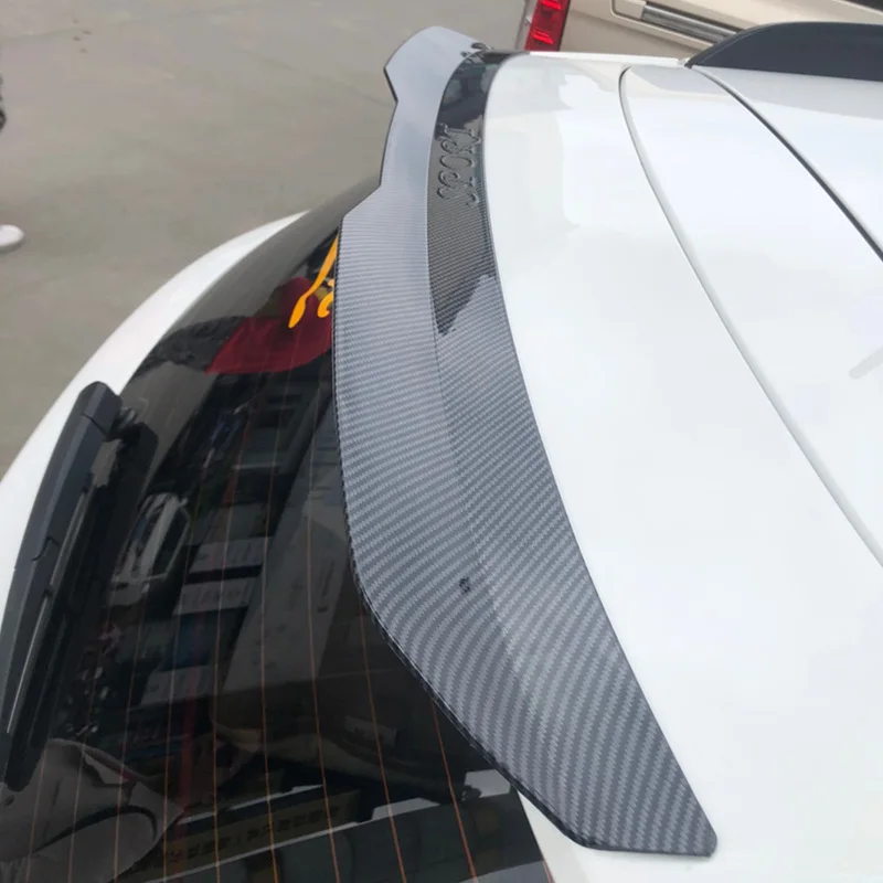 Спойлер на крышу Тип DGS углеродная поверхность задний багажник Крыло ABS Материал