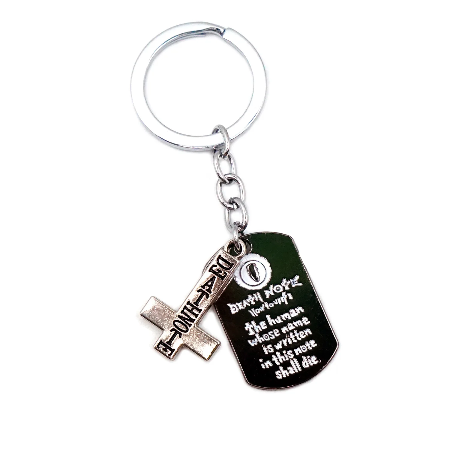 Японский аниме Death Note Book брелок двойной L черный блокнот Cospaly Yagami Light MisaMisa крест