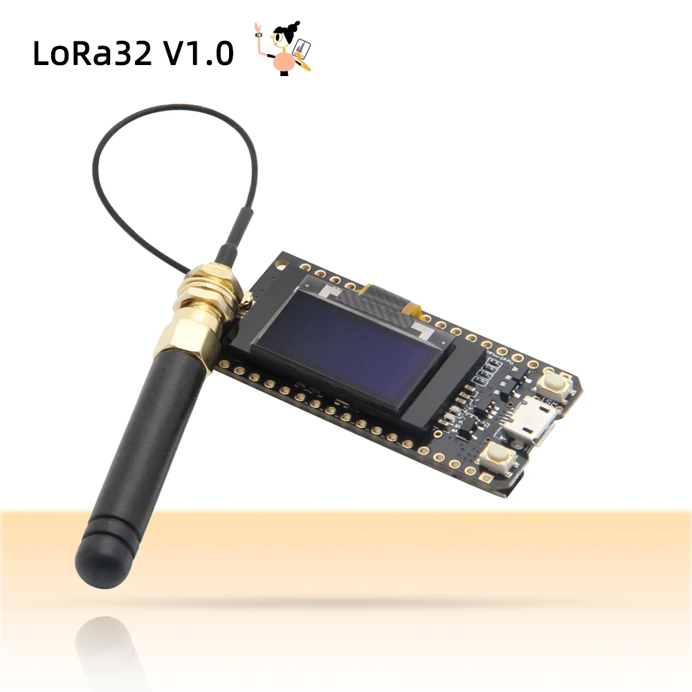 

LILYGO® TTGO LoRa32 V1.0 ESP32 LoRa Development Board 0.96 Inch OLED Display SX1276 868MHz 915MHz Wireless Module Bluetooth WIFI