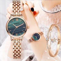 elegant women watches rose gold silver ladies bracelet set watch womens quartz dress wristwatch feminino reloj mujer kol saati