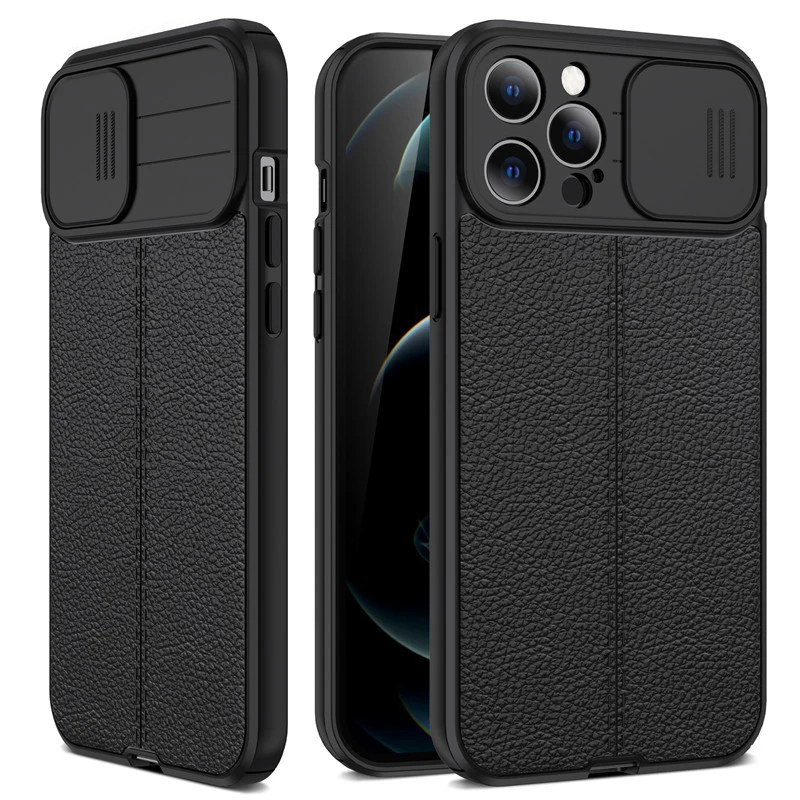 Роскошный кожаный чехол с текстурой личи для iPhone 13 12 11 Pro Max Mini X XS XR 7 8 Plus SE 2 3
