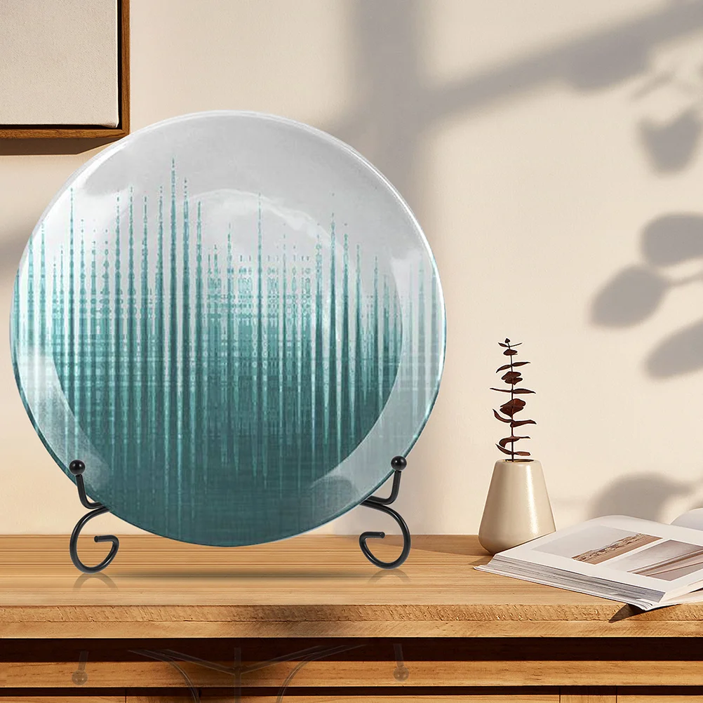 

3pcs Multifunctional Book Stands Decorative Plate Stands Metal Display Stand