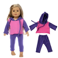 2022 new sports sweatshirt set for 43cm baby doll 17 inch reborn baby doll clothes best sellers