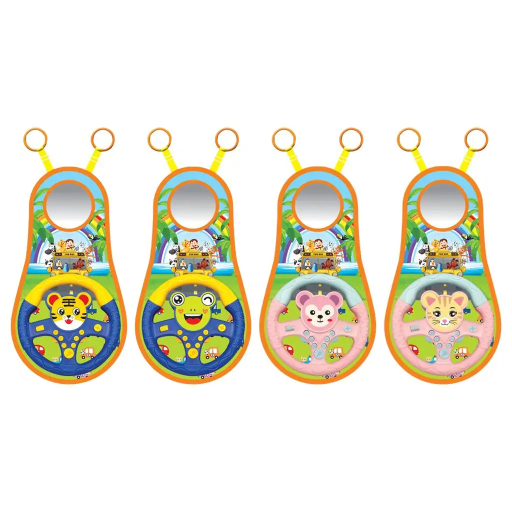 

Steering Wheel Toy Educational with Sound & Music Effects for Toddler Kids