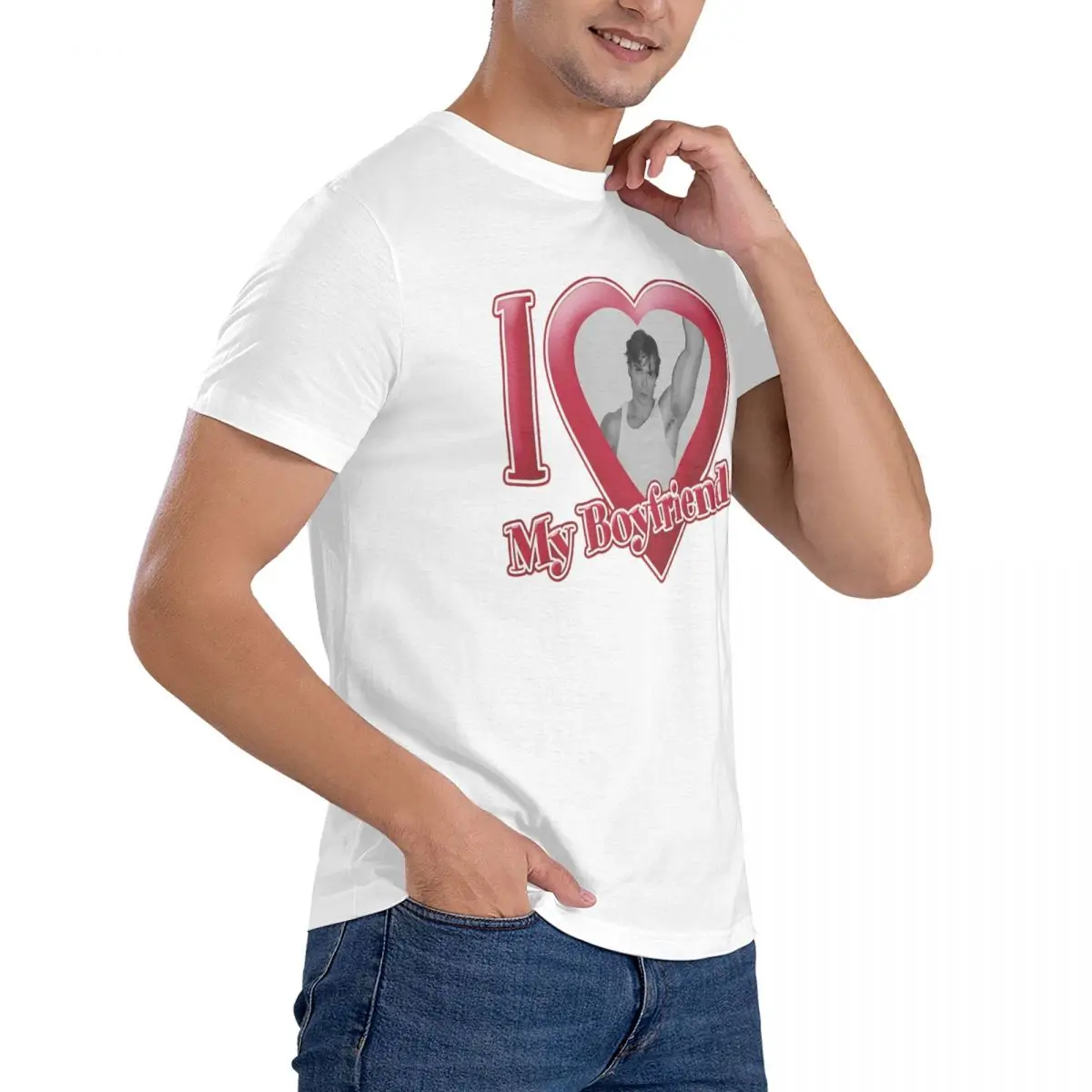 Футболки Я люблю своего бойфренда Николаса Александра Чавез для мужчин и женщин
