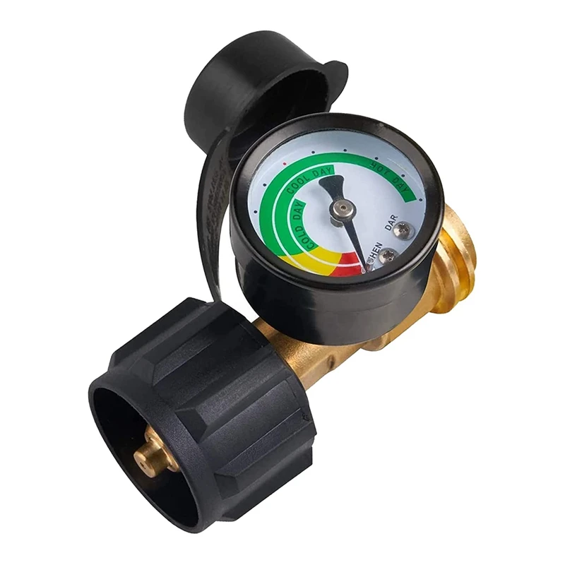 

Universal Propane Tank Gauge, QCC1 / Type 1 Connection, Fit For Flame King 5-40 Pound Steel Propane Cylinder