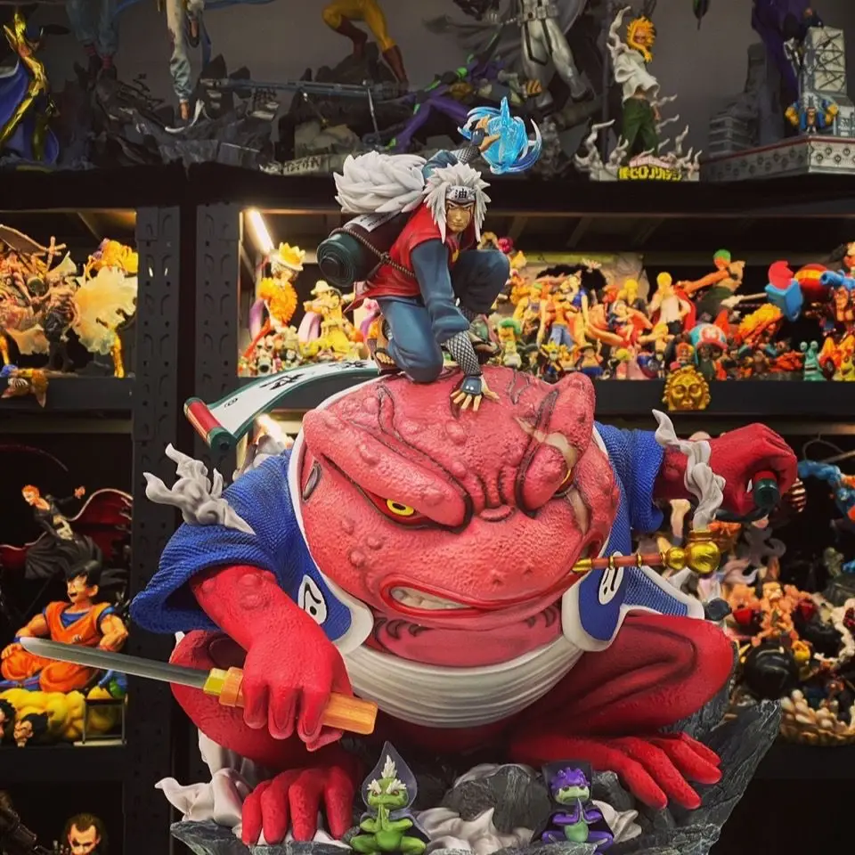 

Naruto Jiraiya Toad Wentai Sannin Orochimaru стальная искусственная модель