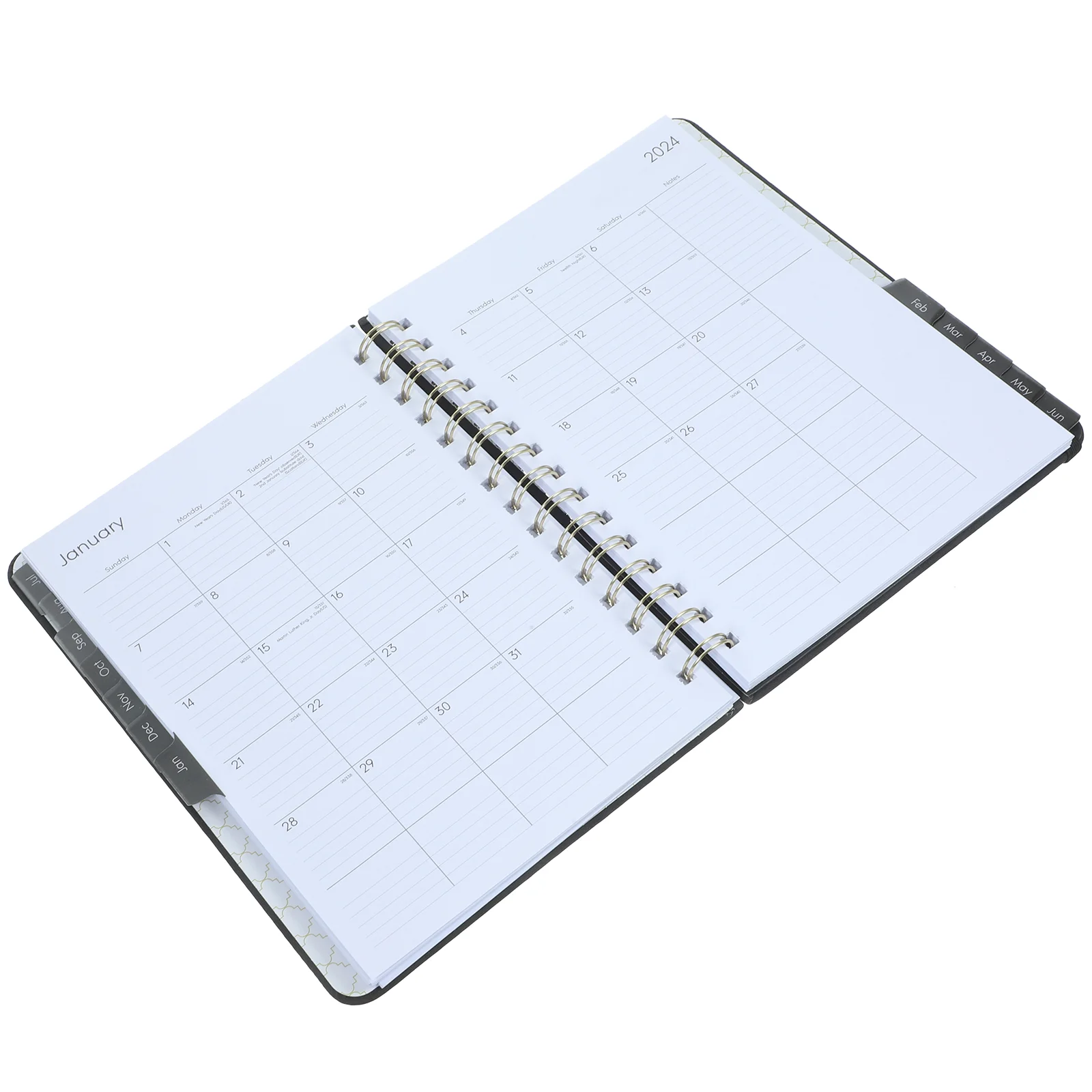 

2023-2024 Schedule NotebooK Weekly Planner Spiral Notepad Multi-function Academic