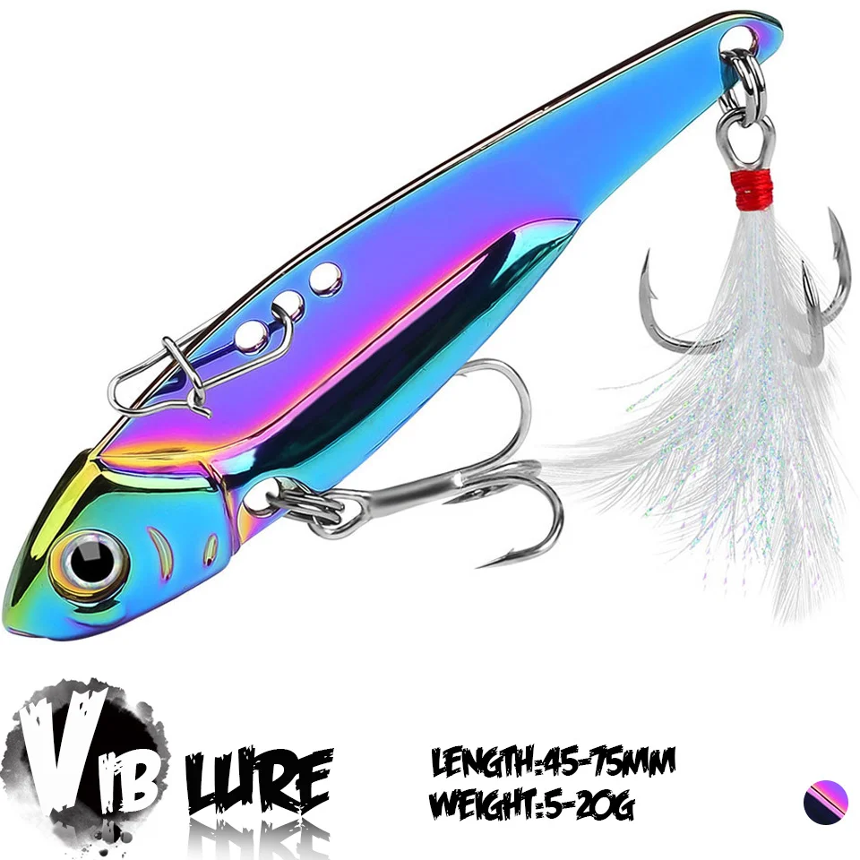 

Блесна рыболовная Вибрирующая, 45-75 мм, 5-20 г, 1 шт.